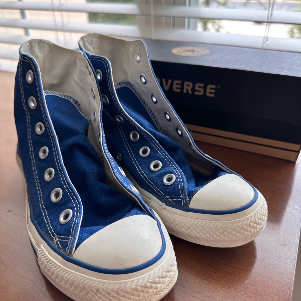 Converse Classic Blue Canvas Sneakers